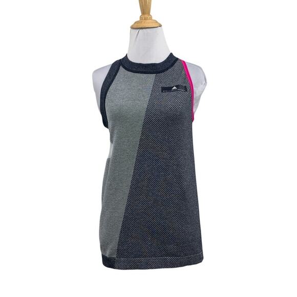 Adidas Stella McCartney Tank Top Women L Large Multi Barricade Sleeveless Fitted - Picture 1 of 14